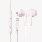 ELECOM Lightning Headphones Microphone Pink for iPhone/iPad, Semi-Open, New