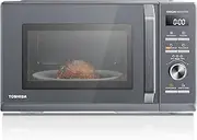 Toshiba 25L 3-in-1 900W Microwave Oven in a Stunning Sleek Morandi Grey Colour, With Origin Inverter, Chef Defrost, Microwave, Grill, Combi, 10 Power Levels, 7 Auto Menus, Easy Clean, MW3-AG25PFI(MG)