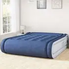 TAUS Queen Size Inflatable Air Mattress w/High-Speed Pump & Integrated Pillow