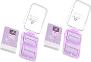 TOGEVAL 2 Sets Portable Mini Eraser Cleaners Desktop Crumb Collectors for Home Office Design Efficient Eraser Roller Tools for Easy Cleanup