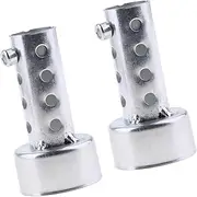 Muffler Tail Throat 2pcs 80mm Long Exhaust Baffle 46mm Exhaust Pipes Baffle 45mm exhaust tip