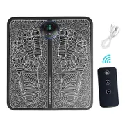 Smart Foot Massage Pad EMS Pulse Feet Acupuncture Stimulator Massager Tens Fisioterapia Promoting Blood Circulation Leg Foot Muscle Relax Relieve A...