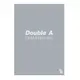 Double A A5膠裝筆記本-辦公室系列(灰) DANB12166/本