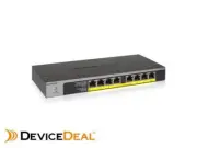 NETGEAR GS108LP 8-Port PoE/PoE+ Gigabit Ethernet Unmanaged Switch with 60W PoE B