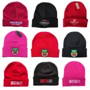 Wrexham Football Red Army Mullin Knitted Beanie Hats With Embroidered Logo UK