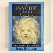 NEW - The Psychic Tarot Oracle Deck by John Holland 65 Cards & Guidebook