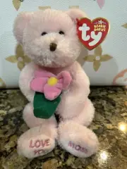 Ty Beanie Baby - LOVE U MOM the Bear (8 Inch) MWMTs - Stuffed Animal - Plush Toy