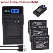 Battery or charger for Panasonic CGA-S007e Lumix DMC-TZ2 TZ3 DMC-TZ4 DMC-TZ5