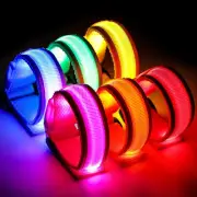 6PCS LED Light up Bracelets, Christmas Glow in the Dark Bracelets Wristbands for
