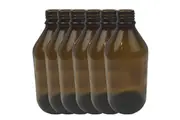 12x 600ml Brown Glass Bottle Plinking Shooting Target Practice without Lids/Caps