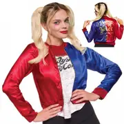 Harley Quinn DC Suicide Squad Jacket with Attached Shirt Costume - Adult