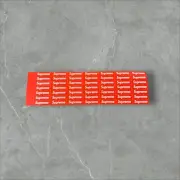 Supreme Red Box Logo Mini Sticker Sheet SS24 2024 New Sticker