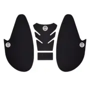 3X(Motorcycle Tank Pads Grips Protector Stickers Decal Knee Side Fuel9723