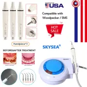 Dental Ultrasonic Piezo Scaler fit EMS Cavitron Woodpecker +3*Handpiece Replaced