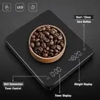 Digital Rechargeable Coffee Scale with Timer LED Screen Espresso USB 3kg Max