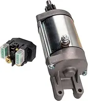 Starter Motor Compatible with 12V Starter & Solenoid Relay 81890-00 18760 Compatible with Yamaha Raptor 660R YFM660R 3SX-81890-00-00