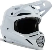 FOX V3 RS Carbon Solid MIPS Motocross Helmet, white, Size XS for Men