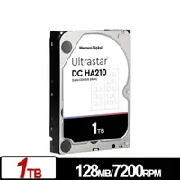 在飛比找Yahoo奇摩購物中心優惠-WD Ultrastar DC HA210 1TB 3.5吋