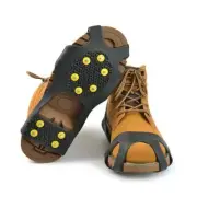 Fishing Ice Snow Shoes Spikes Ice Grippers Anti Slip Crampons Cleats Overshoe