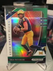 2020 prizm green refractor rc shea patterson chiefs michigan non auto