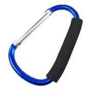SE Extra Large 6" Snap Hook Carabiner Clip Hook Carry Handle Assorted Colors 2pk