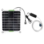 20W Aquarium Air Pump Solar Oxygenator for Fish Tank Oxygen Pump USB8461