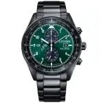 【CITIZEN 星辰】CHRONOGRAPH系列 型男必備 光動能三眼計時腕錶 禮物推薦 送禮首選(CA0775-87X)