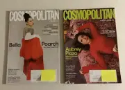AUBREY PLAZA COSMOPOLITAN MAGAZINE Bella Poarch Issue 2 & 3 2022 LOT OF 2 NEW