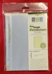We R Memory Keepers 5.5×8.5" 3-Ring PAGE PROTECTORS 10pk for Half Pint Album NEW