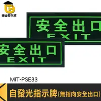 在飛比找Yahoo奇摩購物中心優惠-博士特汽修 樓梯地板出口 無需電源 疏散標誌 PSE33 火