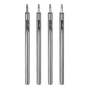 4Pcs Hollow Round Hole Punch 1.5mm Alloy Steel Leather Hole Punch Set