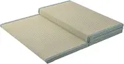 Traditional Japanese Mat - Portable Futon Mattress, Firm and Comfortable 4-Fold Natural Green Grass Mattress - Great for Meditation, Yoga, Zen Room,