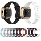 Slim Strap TPU Waterproof Sports Watch Strap For fitbit versa4 versa 3 sense