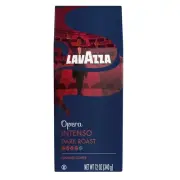 Opera Intenso Ground Coffee 12oz Bag, Dark Roast, Bold and Balanced Taste, In...