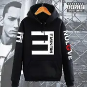 Eminem Sweatshirt Eminem Anti-e Hip-hop Thickened Pullover Sweatshirt For Men And Women Hoodie high quality black XL