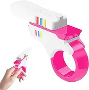 LETTERASHQP Fidget Toys Pistol 3D Printed Fidget Anti-Stress Toy Slider Fidget Gun Sensory Toys Fidget Toys Gun Stress Relief Finger Games Toy Gun for Children Teenagers Adults
