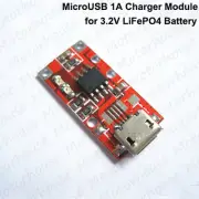 TP5000 3.6V 1A LiFePO4 Lithium Battery Charging Board Charger Module Micro USB