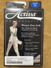 Activa Women's Dress Compression Socks 15-20 mmHg Sheer Therapy Lite Support