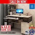 Computer Desk Multi Function Office Workstation Deluxe Large Table Combination