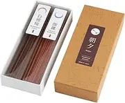 Asayu Japan Traditional Incense Sticks Buddhist Temple Scent Set (Sandalwood+Plum Blend and Premium Aloeswood), Made in Japan Quality 2-in-1 Incense Kit - Temple Incense Set