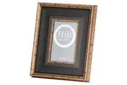 Hill Interiors Beaded Single Photo Frame (Black/Antique Gold) - UTHI4320
