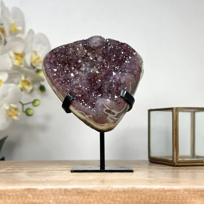 Natural Amethyst Cluster with Beautiful Jasper Matrix. MWS1895