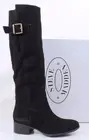 Steve Madden Loren Riding Knee High Boots Suede Black Size 6