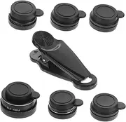 Essential Phone Camera Lenses 7-in-1 Mobile Phone Lens Kit: Wide Macro Fisheye Telephoto Easy to Attach Detach