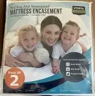 NEW Utopia Queen Box Spring Mattress Waterproof Bedbug Cover Encasement SET OF 2