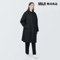 在飛比找momo購物網優惠-【MUJI 無印良品】女吉貝木棉混鋪棉折領大衣(共3色)