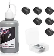 3 OZ Tungsten Putty Weights for Pinewood Car (6 Pcs, 0.5 OZ Each) and 1 Pc 40ML Graphite Lubricant Powder, Derby Putty Weights for Fast Speed and Fly Fishing Lure Sinkers