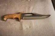 Custom bowie knife, hand made in Italy