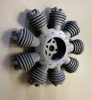 radial engine 9 cylinder dummy model rc airplane model