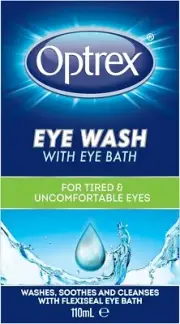 Optrex Fresh Eyes Liquid Eye Wash Cleanser-110Ml-Au